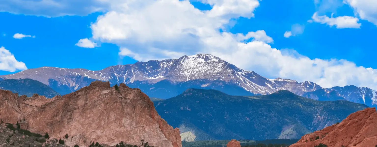 Pikes Peak summit 14115 feet Colorado Springs